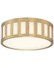 Crystorama Kendal 3-Light Vibrant Gold Ceiling Mount