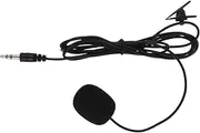 SWOOMEY Mini Microphone 5pcs Clip-on Microphone for Streaming Recording Video Calls Black