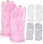 [Ipetboom] Screen Gloves Women Pair Sun Protection Full Finger Gloves Mesh Palm for Driving Sports