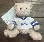 Bukowski Design Stockholm Sweden Jonas & Niklas Suomi Teddy Bear Plush 1990 VTG