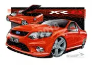 Ute FG XR8 UTE FG XR8 FALCON UTE VIXEN A1 STRETCHED CANVAS (FT199)