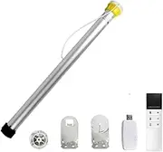 Smart Blinds Motor with Rechargeable Battery Powered Electric Automatic Curtain Opener for Motorized Roller Shades, Remote/App/Voice Control (Motor+6-Channel Remote, Remote+WiFi Control Version)