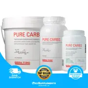 GEN-TEC Pure Carbs Energy Post Workout, Carbohydrate Powder, 3 Sizes