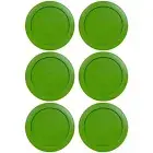 Replacement Lid for Pyrex 1-CUP Storage Cover 4" Bowl 7202-PC GREEN (6-Pack)