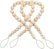 GRIRIW 2pcs Beads Curtain Tiebacks Fashion Curtain Rope for Drapes Rustic Decor for and Shops Easy to Use and Stylish Home Accessory