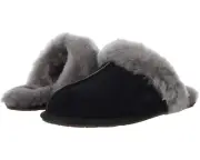 UGG Women's Scuffette II Slipper in Black/Gray - New w/ Box