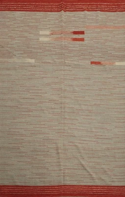 Modern Minimalist Kilim Area Rug 6x9 Flat-weave Oriental Reversible Carpet