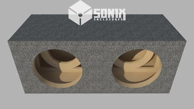 STAGE 2 - DUAL SEALED SUBWOOFER MDF ENCLOSURE FOR TANG BAND W6-1139SIF SUB BOX