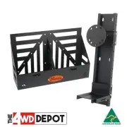 VONNIES Canopy Double Jerry Can Holder and Adj Rear Spare Wheel Holder combo