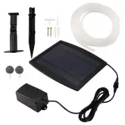 Aquarium Air Pump Oxygenator, 2.5W Solar Air Pump with 2 Air Bubble Stones,1847