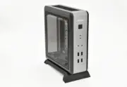 Antec ISK110-VESA ITX MB Slim Form Factor case with External 90w PSU HD Audio