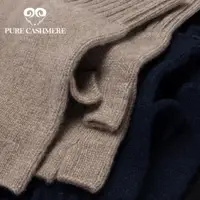 在飛比找ETMall東森購物網優惠-Pure cashmere 100%羊絨男士露指手套騎行保暖