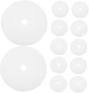 Amosfun Silicone Drying Sheets for Dehydrators 12pcs Round Non-Stick Mats Reusable Pastry Mats Heat Resistant