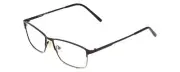 Calabria Esq 1522 Square Reading Glasses +7.00 Black Men Women