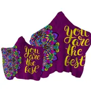 Positive Quote Mandela You are the Best Towel with Hood