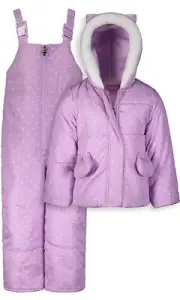 London Fog Infant Girls 2 pc snowsuit , 12 Month