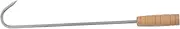 Abaodam Wooden Handle Barbecue Hook BBQ Meat Hook Smoking Hooks Meat Turning Hook Meat Hooks Grilling Meat Hook Cooking Utensils Hook Barbecue Grill Accessories 201 Stainless Steel