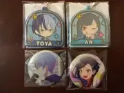 Aoyagi Toya Shiraishi An Vivid BAD SQUAD Project Sekai Button Badge Keychain