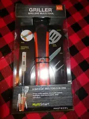 GRILLER GRILLING MULTI TOOL--8 in 1--8 SMOKIN BBQ TOOLS IN ONE--BRAND NEW