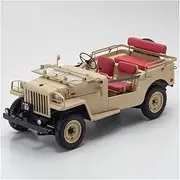 Scale Finished Model Car 1:18 for Toyota Land Cruiser BJ Simulation Diecast Alloy Car Model Adult Collection Display Ornaments Miniature Replica Car