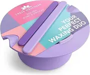 Tress Wellness Wax Warmer Silicone Liner (Purple) - Easy to Clean Silicone Wax Warmer Bowls with 2x Silicone Spatulas Compatible with 16oz Electric Waxing Kit - Silicone Wax Pot melting Wax Bowl