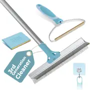Advance PET Hair Remover PET Hair Remover kit for Carpets Home Car Pet Hair Remover, Long Handle Carpet Rake for Dog & Cat Hair Removal