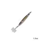 Fish WOW! Silver 1.5oz Colt Sniper jig 42g Fishing Vertical 3561D-DT MUSTAD Hook