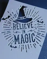 Reduced HALLOWEEN MAGIC DIE 456054 - Tattered Lace Believe in Magic