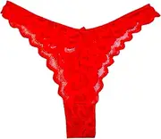 [Murimia] Womens Underwear Seamless Sexy Lace Thongs Hipster Panties High Cut Briefs 1-5 Pack