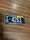 Vintage 1950’s Kansas Bicycle License Plate...Schwinn Raleigh Huffy JC Higgins