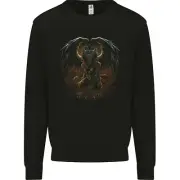 Fantasy Chimera Greek Mythology Gothic Kids Sweatshirt Jumper