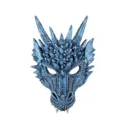 Halloween Carnival Party PU Foam 3D Animal Dragon Mask Black dragon mask