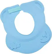 HANABASS 1Pc Adjustable Silicone Bath Hat Practical Shampoo Cap with Ear Protection for Suitable for Boy Girl and Eyes During Hair Washing and Haircuts