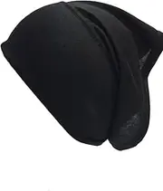 [SHOES LANE] Underscarf 2X New Black Under Hijab Tube Stretchable Bonnet Cap Women Hijab Tube Cap Hijab Breathable Hijab Cap Muslim Headscarf Headwrap Black UnderCap for Hijab Cap Hijab Under caps for Women, Blak