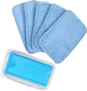 KAILIKETIY 1 Set Portable Whiteboard Eraser Fleece Material Washable Chalkboard Eraser for Home Office Classroom Use Includes Cloths