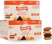 Dr. Siegal’s Cookie Diet- Hunger Controlling Cookies | Cookie Diet with 4 Delicious Flavours – Chocolate Brownie, Cinnamon Oatmeal, Maple Pancake, Butterscotch | 4 Weeks Supply (1 month value pack, Variety bar)