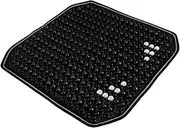 STOBAZA Set Beaded Car Seat Cover Set Ergonomic Natural Beaded Cushion with Slip Design All Season Comfortable Seat Pad for Cars and Vehicles Complete Coverage for Enhanced Driving