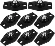 Office Chair Wheels: 8 Pcs Self-Adhesive Mini Castor Wheels, Peel and Stick Universal Rollers, 360° Swivel Caster for Furniture, DIY Projects, Heavy Duty Appliance Sliders