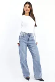 Denim Barrel Jeans - Size 16XL, Women's Boyfriend Jean