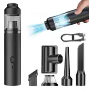 Slim V8 Mate Cordless Car Vacuum High Power 12000Pa/30AW,Handheld Vacuum Cordless Portable Vacuum for Car, black