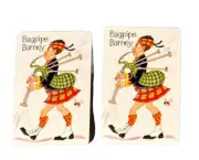 2 VINTAGE WHITMAN “OLD MAID” CARD GAME REPLACEMENT CARD – Bagpipe Barney