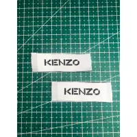 在飛比找蝦皮購物優惠-Kenzo TAG SLIP LABEL 編織針織刺繡棉 S