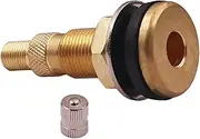 Tubeless Valve Stem - 40g Brass prsta Air Valves Stem for Mountain Bike Road Gravel bi Cycle | Integrated Spoke Key | Tire Valve Stems Caps for Industrial Agricultural Vehicles Tractor