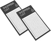 ERINGOGO 2pcs Magnetic Notepads for Refrigerator Unique Shopping List Grocery Memo Pads with Distinctive Design English Text for Organizing Your to Do List