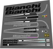 2020 Bianchi Aria celeste frame 53 cm DECAL SET