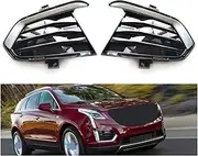 Compatible For Cadillac XT5 2017 2018 2019 2020 Fog Lamp Frame Front Bumper Fog Lamp Cover Front Bumper Fog Lamp Grille