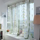 Tulle Yarn Screen Curtains Chrysanthemum Sheer Drape