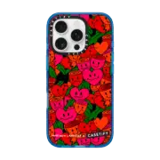 iPhone 16 Pro Impact Case Flowers and Hearts By Matthew Langille