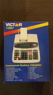 Victor 1297 Commercial Desktop Calculator