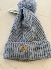 NWT ADIDAS "Twilight Ballie" Womens Cuffed Pom Knit Beanie Hat-OSFM @$26
